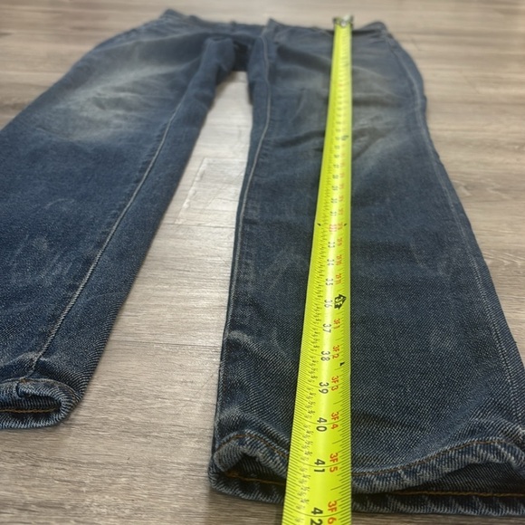 Alexander Wang Denim X Wang Mid Rise Straight Leg Blue Denim Jeans 30 - Picture 7 of 10